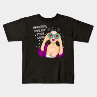 Pop art girl Kids T-Shirt